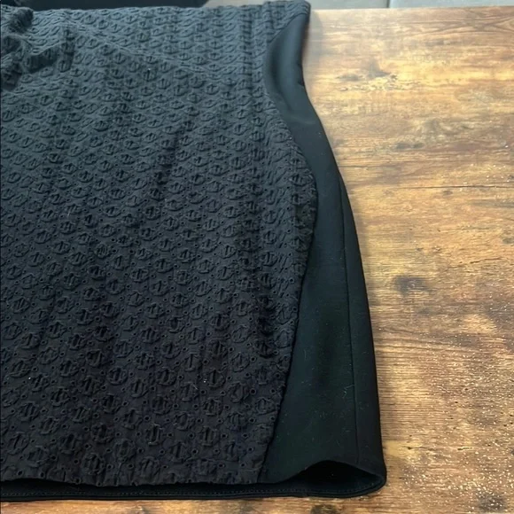 Diane Von Furstenberg Black Eyelet Dress - Picture 4 of 7